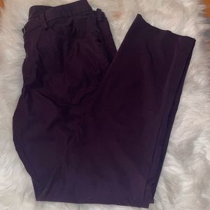 Men’s Purple Lululemon ABC pants 34-32